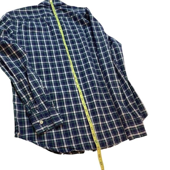 J. Crew Shirtings Washed Tartan Plaid Button Down Long Sleeve Shirt Mens Size M - Picture 4 of 10